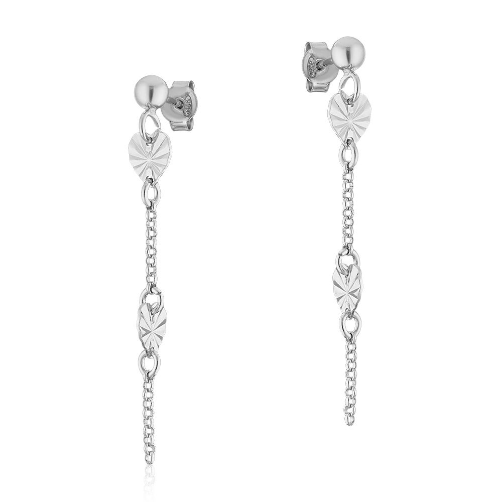 

Серьги из серебра ЮВЕЛИР КАРАТ 2029031/9OR/SET96371RP, 2029031/9