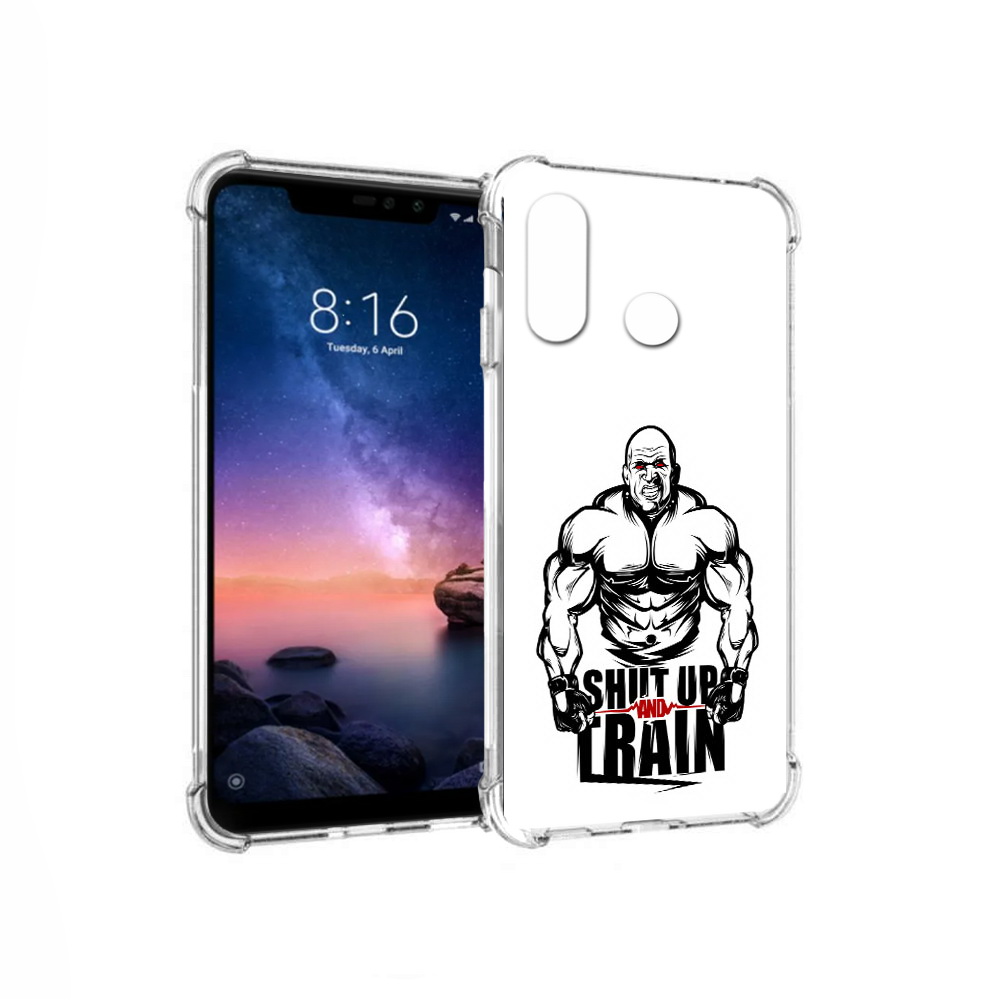 

Чехол MyPads Tocco для Xiaomi Redmi Note 6 здоровое тело (PT118671.310.356), Прозрачный, Tocco