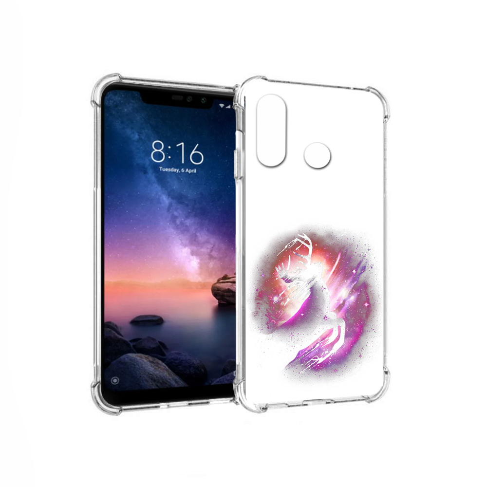 

Чехол MyPads Tocco для Xiaomi Redmi Note 6 звездный олень (PT118671.310.354), Прозрачный, Tocco