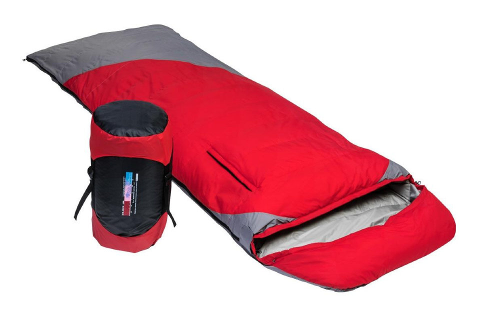 Спальный мешок Premier Fishing PR-YJSD-32 красный, правый