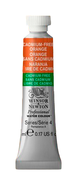 фото Акварельная краска winsor&newton w&n-0102899 professional 5 мл кадмий свободный оранжевый