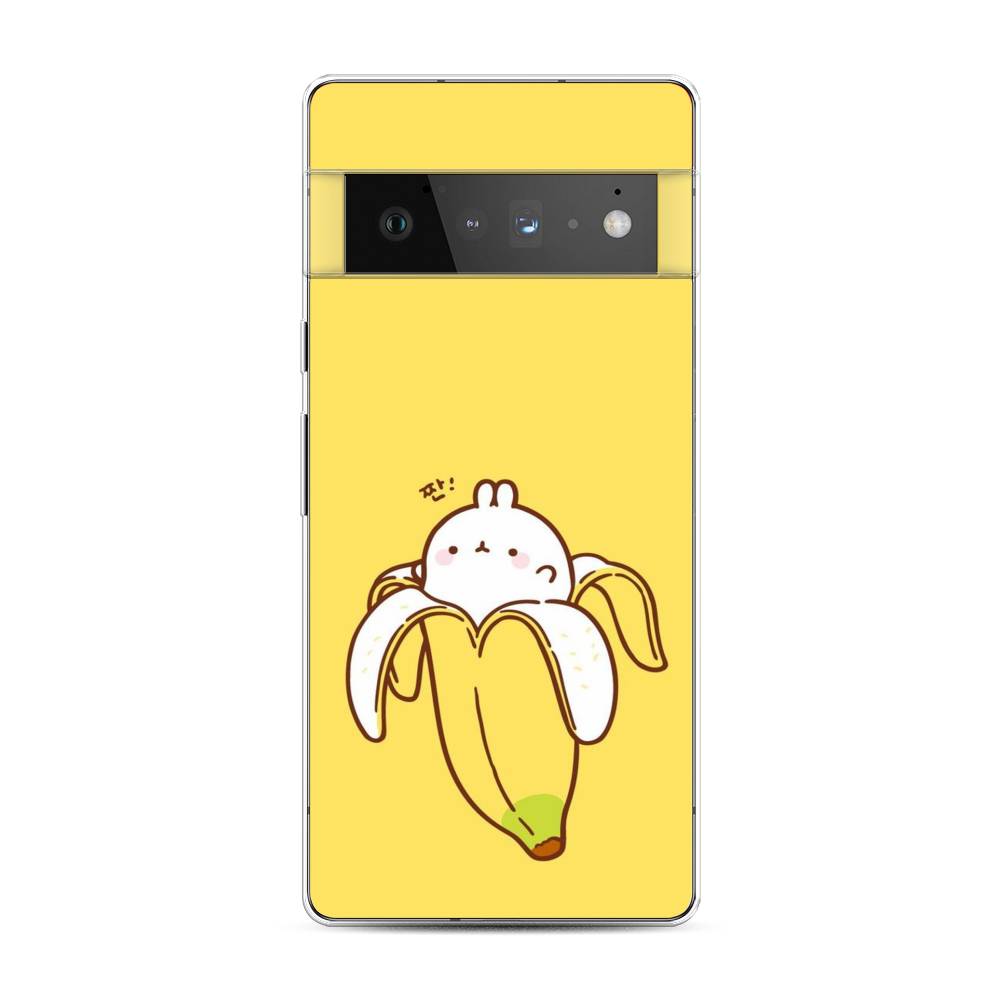 

Чехол Awog на Google Pixel 6 Pro "Зайчик-бананчик", Разноцветный, 270950-2