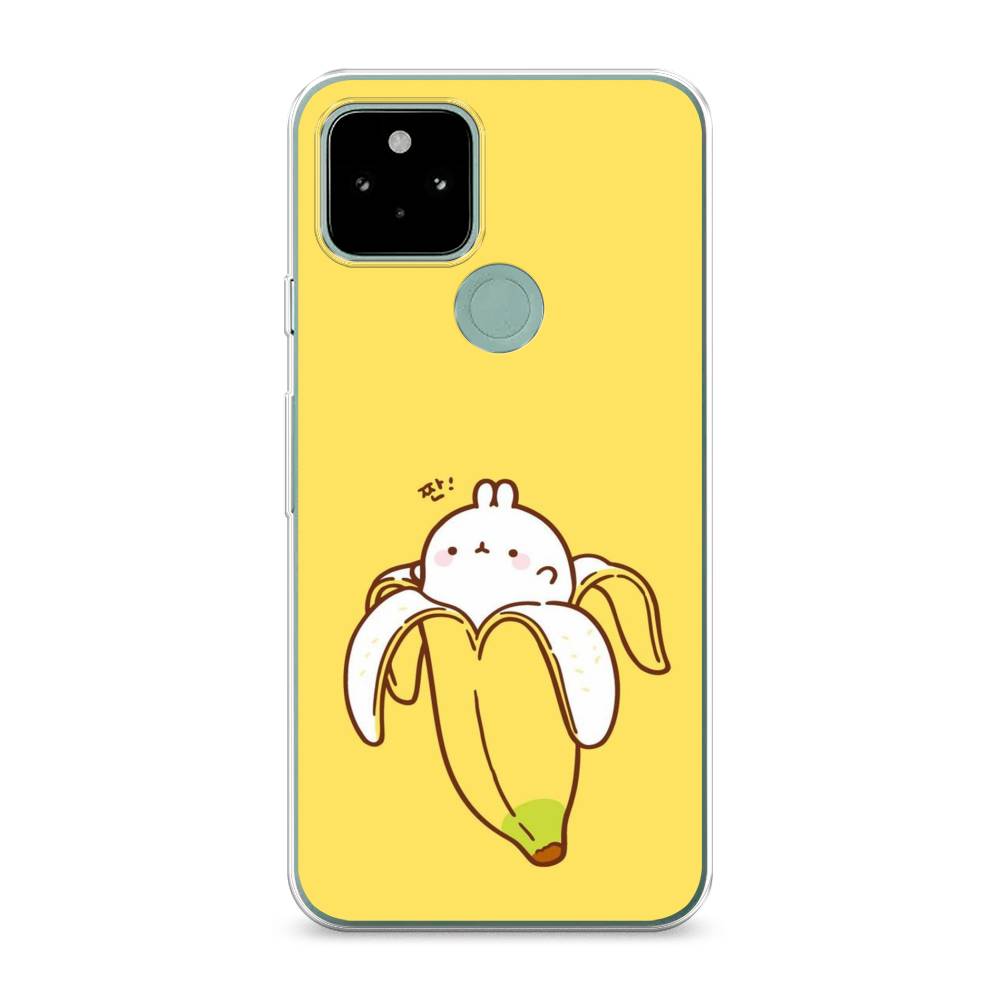 

Чехол Awog на Google Pixel 5A "Зайчик-бананчик", Разноцветный, 271050-2
