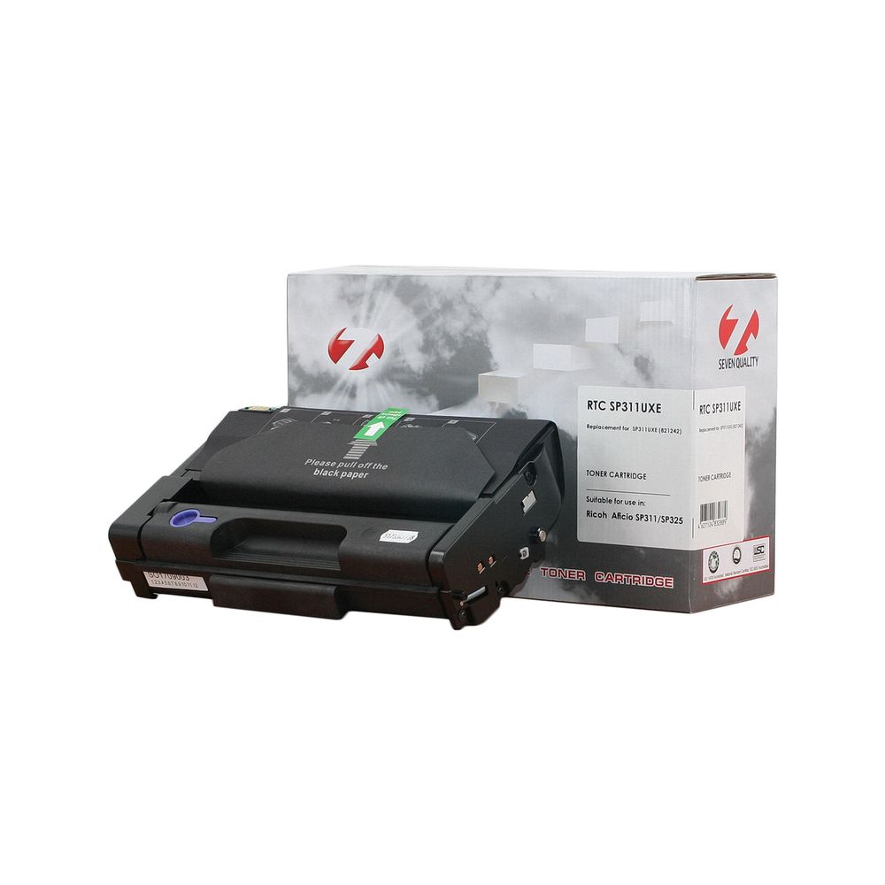 

Лазерный картридж 7Q SP311UXE 821242 для Ricoh Black, 6400 стр., Черный, 821242