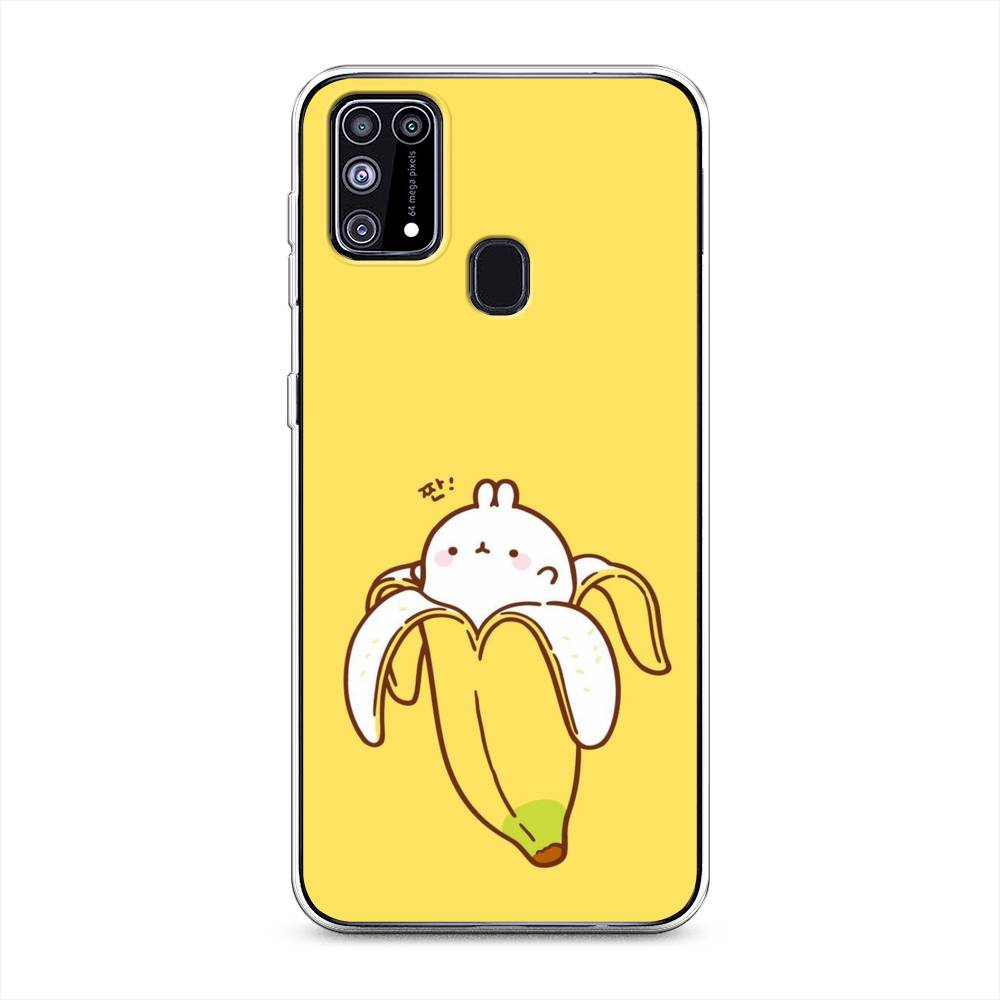 

Чехол Awog на Samsung Galaxy M31 / Самсунг M31 "Зайчик-бананчик", Разноцветный, 2100750-2