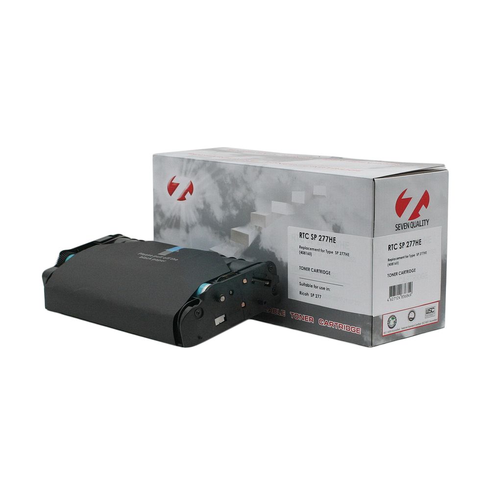 

Лазерный картридж 7Q SP277HE 408160 для Ricoh Black, 2600 стр., Черный, 408160