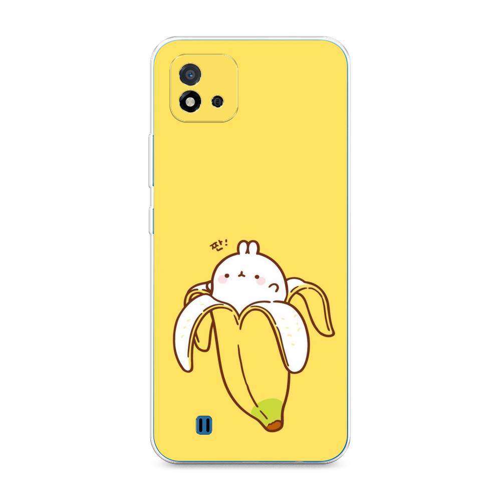 

Чехол Awog на Realme C20 "Зайчик-бананчик", Разноцветный, 254850-2