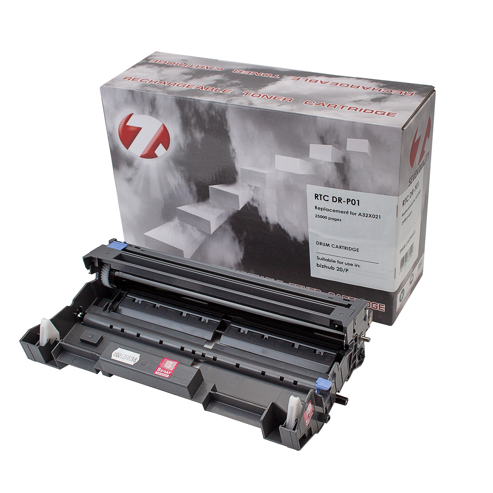 

Драм-картридж 7Q DR-P01 A32X021 для Konica Minolta Black, 25000 стр., Черный, DR-P01