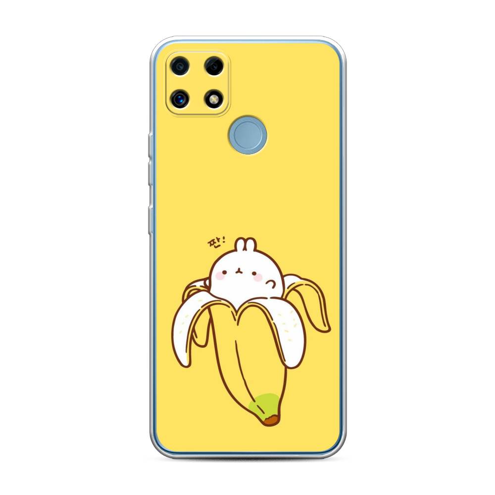 

Чехол Awog на Realme C25 "Зайчик-бананчик", Разноцветный, 256950-2