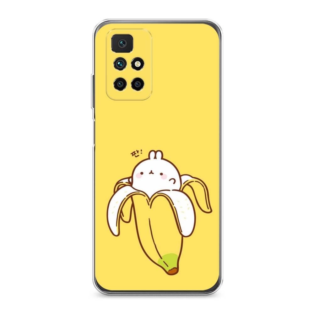 

Чехол Awog на Xiaomi Redmi 10 "Зайчик-бананчик", Разноцветный, 311350-2