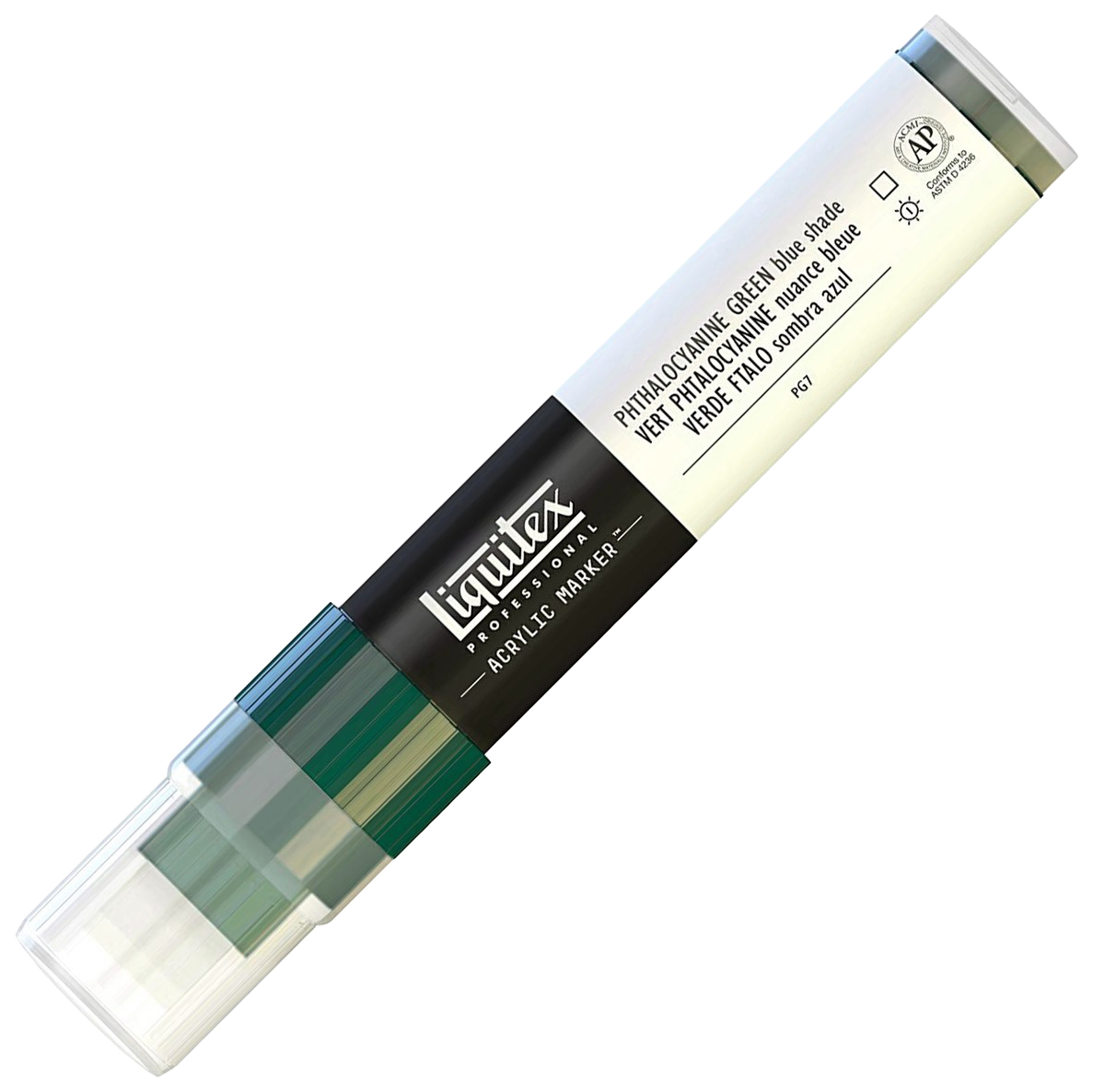 

Маркер акриловый Liquitex Paint marker Wide 15 мм Lqtx-4610317 Зеленая ФЦ (синий оттенок)