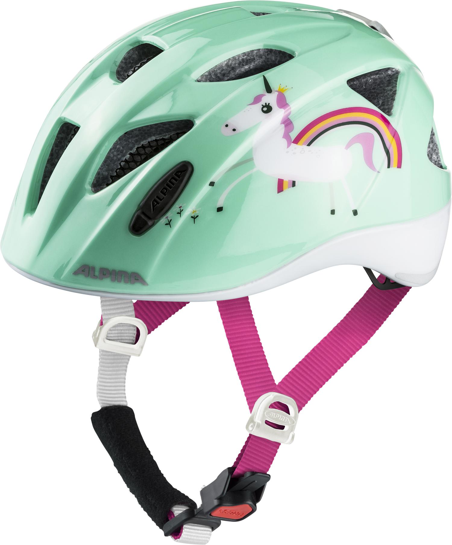 фото Велосипедный шлем alpina ximo flash, mint unicorn, xs