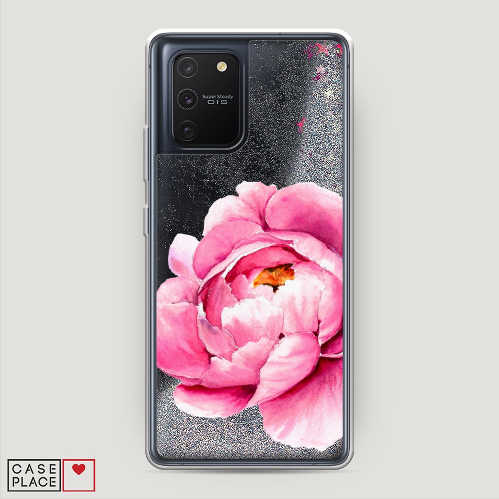 

Чехол Awog на Samsung Galaxy A91/S10 Lite "Прекрасный пион", Разноцветный, 29991-1