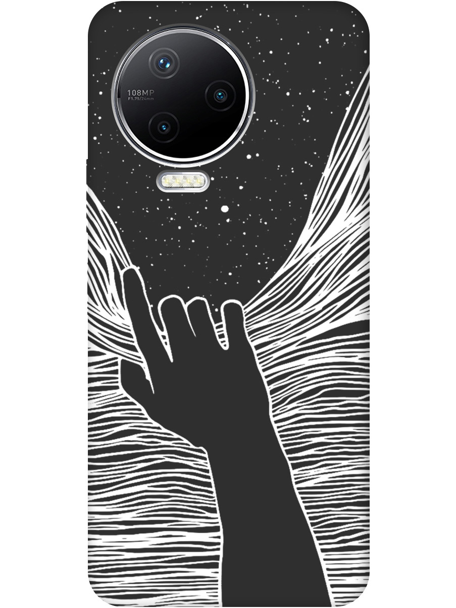 

Силиконовый чехол на Infinix Note 12 Pro с рисунком "Рука и нити" Soft Touch черный, 20000169