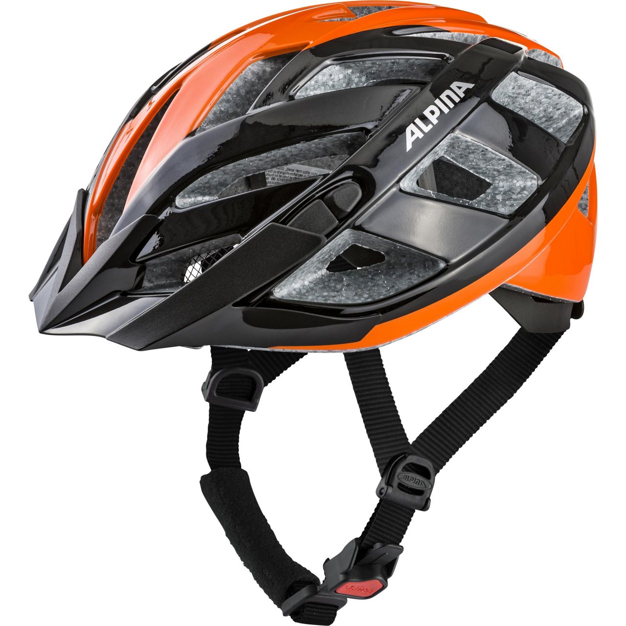 фото Велосипедный шлем alpina panoma 2.0, black/orange, m