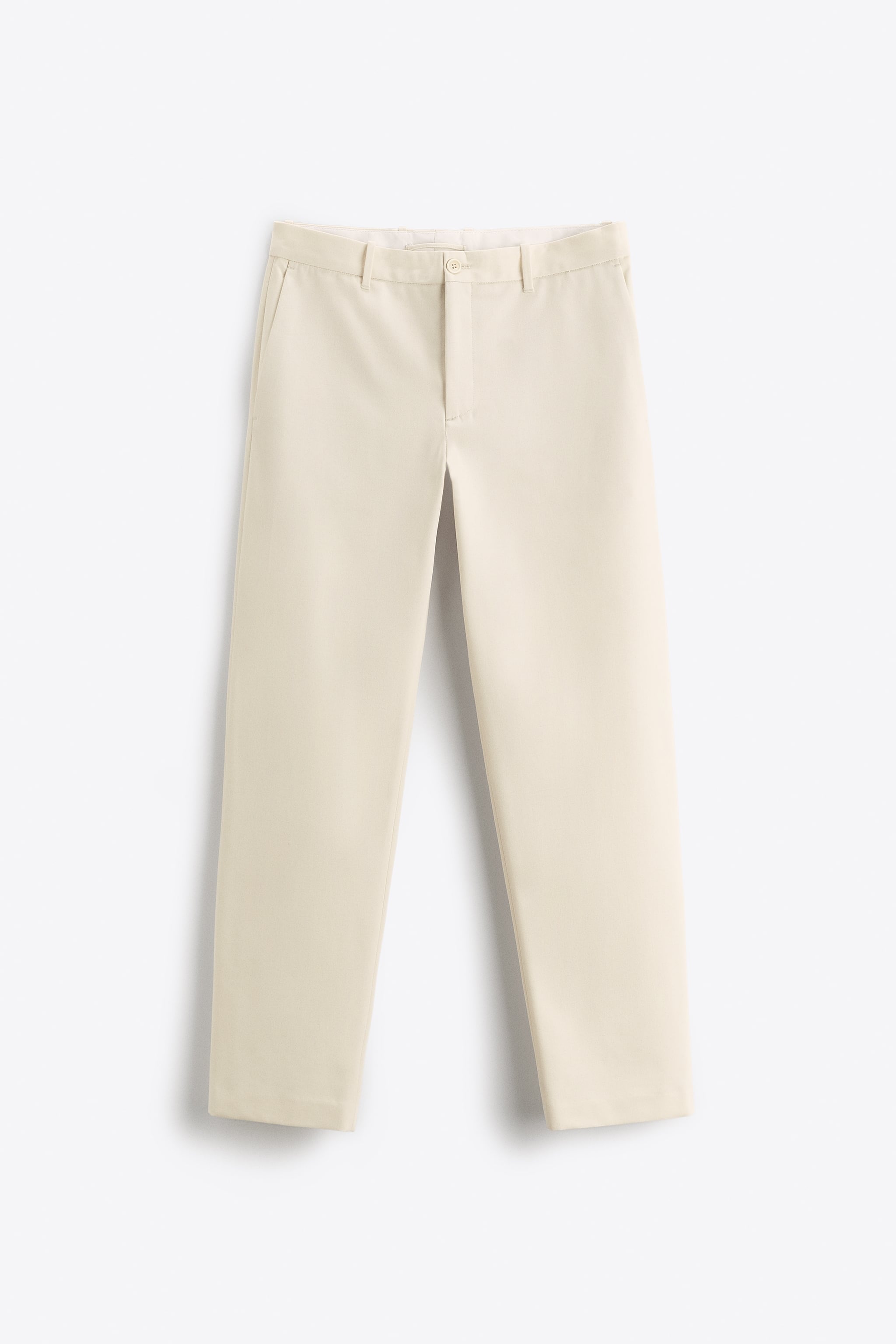 

Брюки мужские ZARA 04195335 белые 42 RU (доставка из-за рубежа), Белый, 04195335