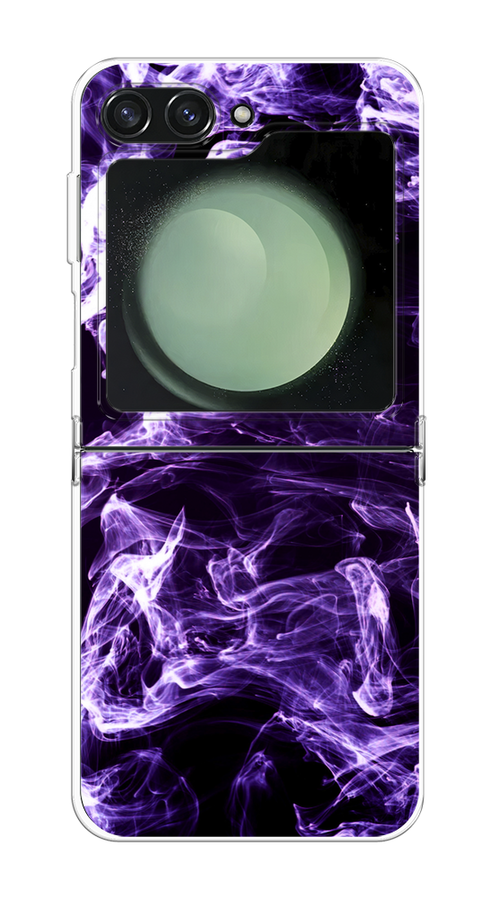 

Чехол на Samsung Galaxy Z Flip 6 "Фиолетовый дым", Фиолетовый;белый;черный, 2109750-1