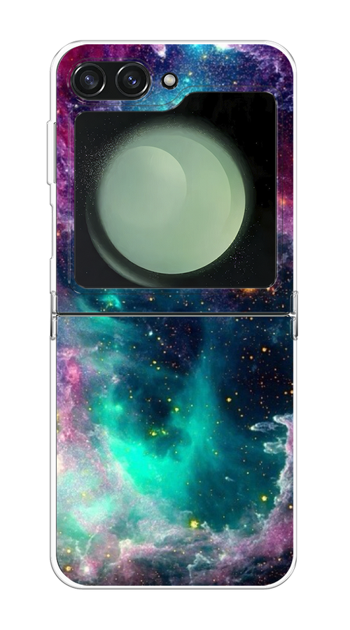 

Чехол на Samsung Galaxy Z Flip 6 "Звездные облака", Розовый;бежевый, 2109750-1