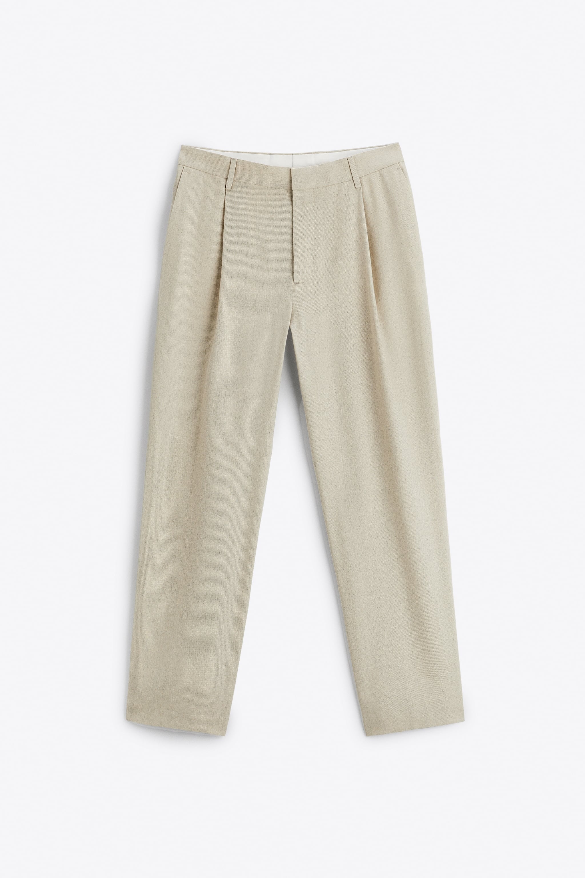 

Брюки мужские ZARA 04355695 бежевые 36 RU (доставка из-за рубежа), Бежевый, 04355695