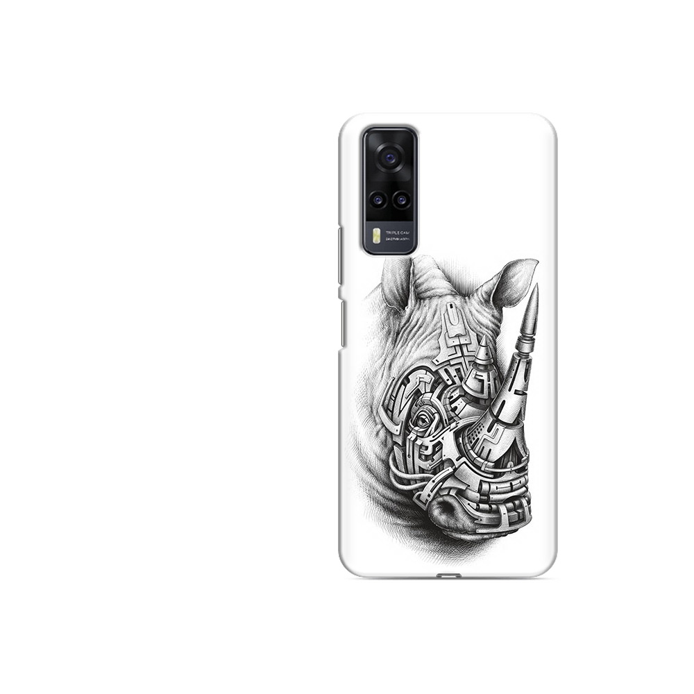 

Чехол MyPads Tocco для Vivo Y31 стальной носорог (PT157735.439.620), Прозрачный, Tocco