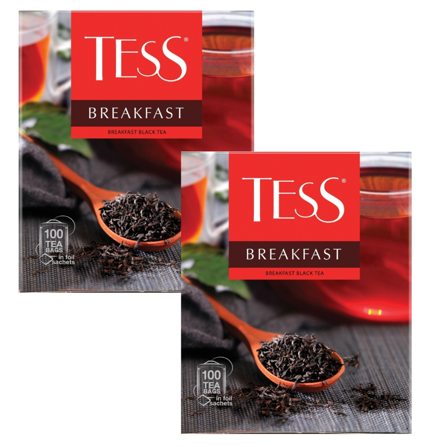 

Чай черный Tess Breakfast, 100 пакетиков 2 шт