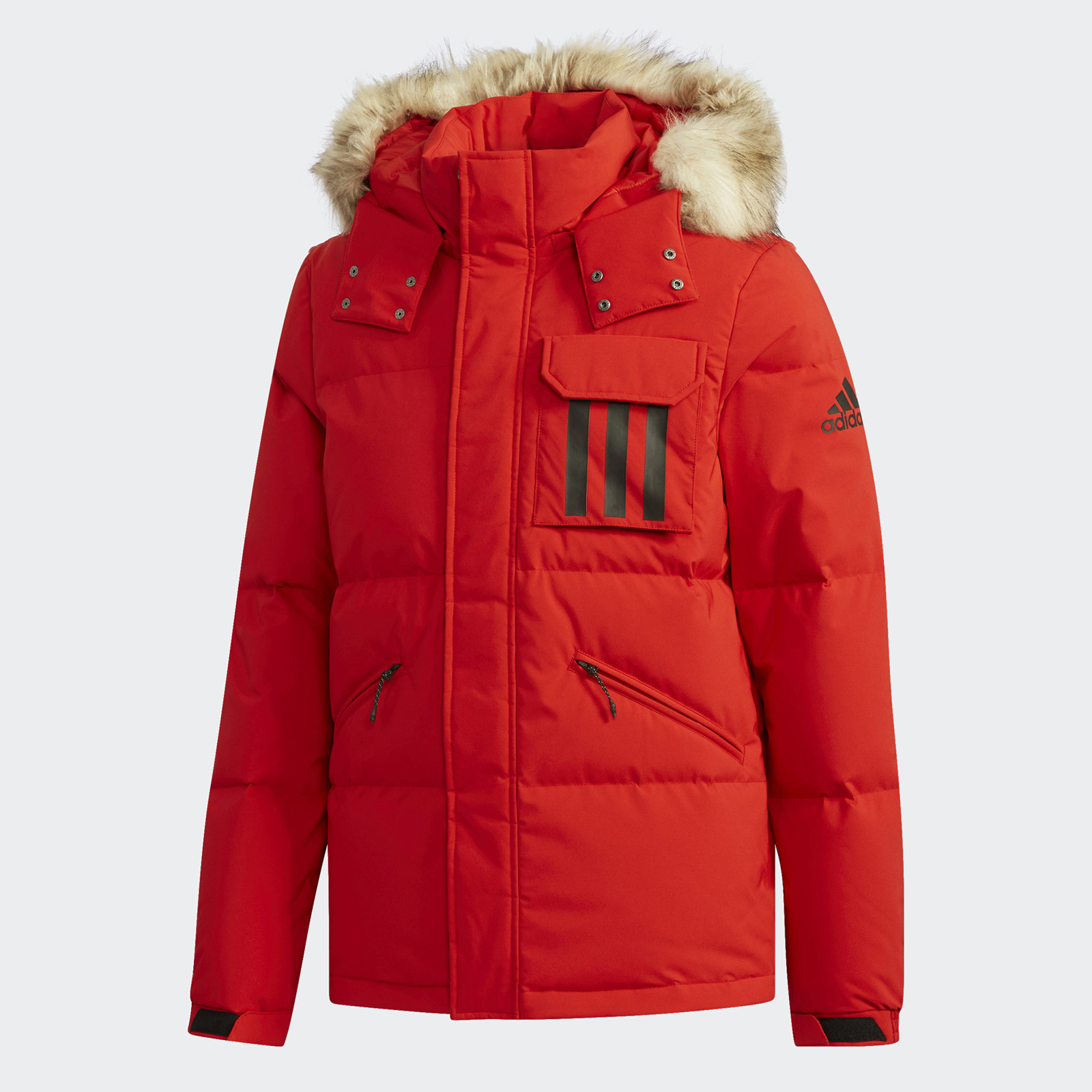 

Пуховик мужской Adidas DT7916 красный M, DT7916