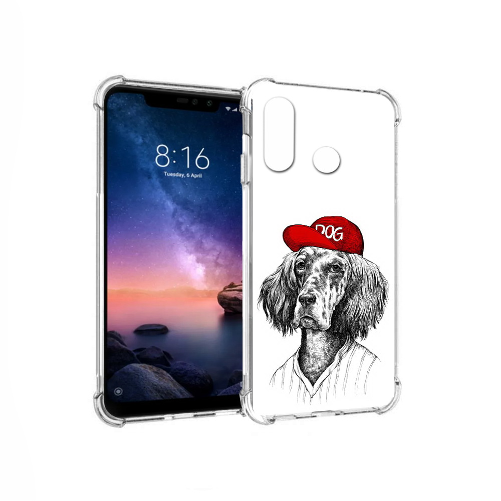 

Чехол MyPads Tocco для Xiaomi Redmi Note 6 дог (PT118671.310.333), Прозрачный, Tocco