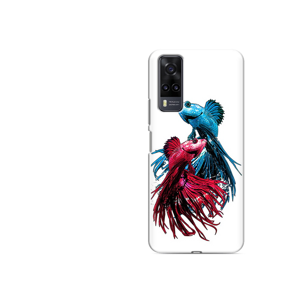 

Чехол MyPads Tocco для Vivo Y31 рыбы петушки (PT157735.439.592), Прозрачный, Tocco