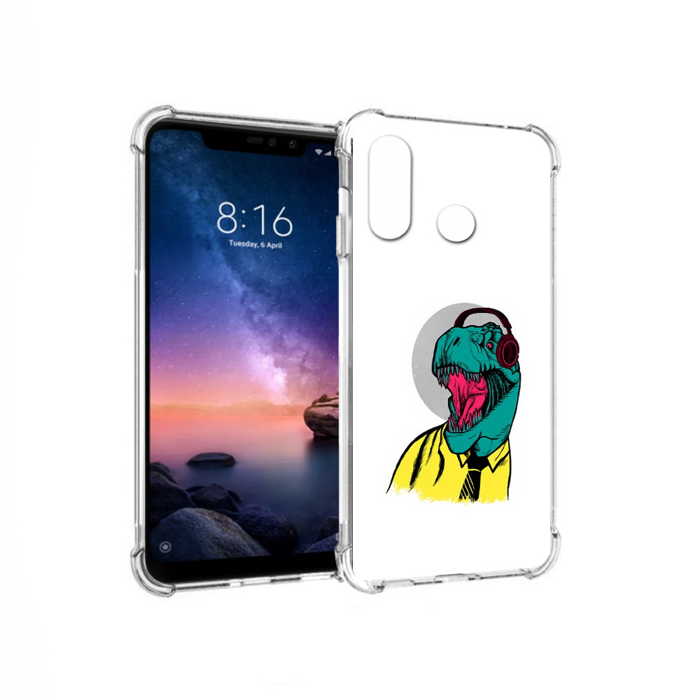 

Чехол MyPads Tocco для Xiaomi Redmi Note 6 дино (PT118671.310.326), Прозрачный, Tocco