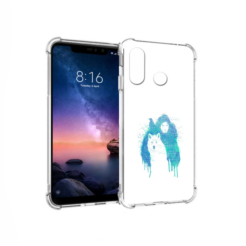 

Чехол MyPads Tocco для Xiaomi Redmi Note 6 джон сноу (PT118671.310.323), Прозрачный, Tocco