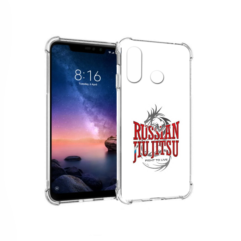 

Чехол MyPads Tocco для Xiaomi Redmi Note 6 джиу джитсу (PT118671.310.321), Прозрачный, Tocco