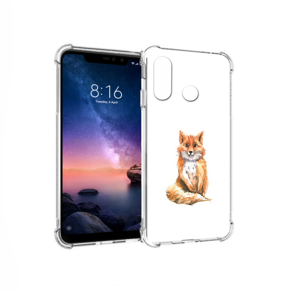 

Чехол MyPads Tocco для Xiaomi Redmi Note 6 детская лиса (PT118671.310.320), Прозрачный, Tocco