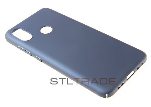 

Накладка PC для Xiaomi Mi8 с Soft Touch покрытием синяя