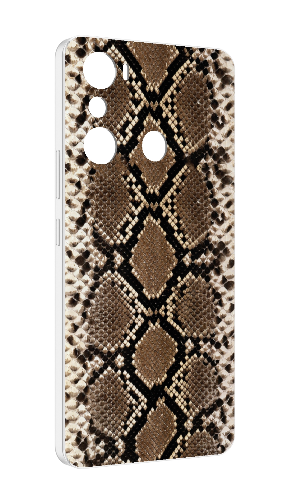 

Чехол MyPads змеиная кожа для Infinix Hot 20i, Прозрачный, Tocco