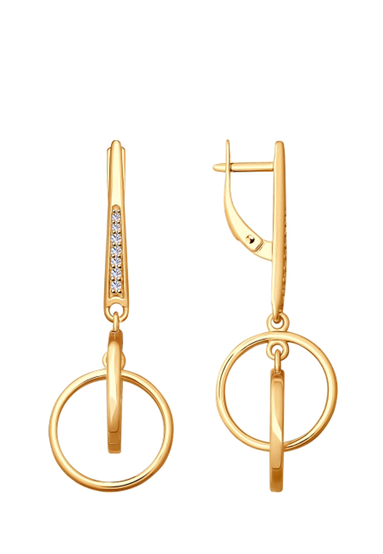 

Серьги из серебра с фианитом SOKOLOV 93020891, 93020891_k