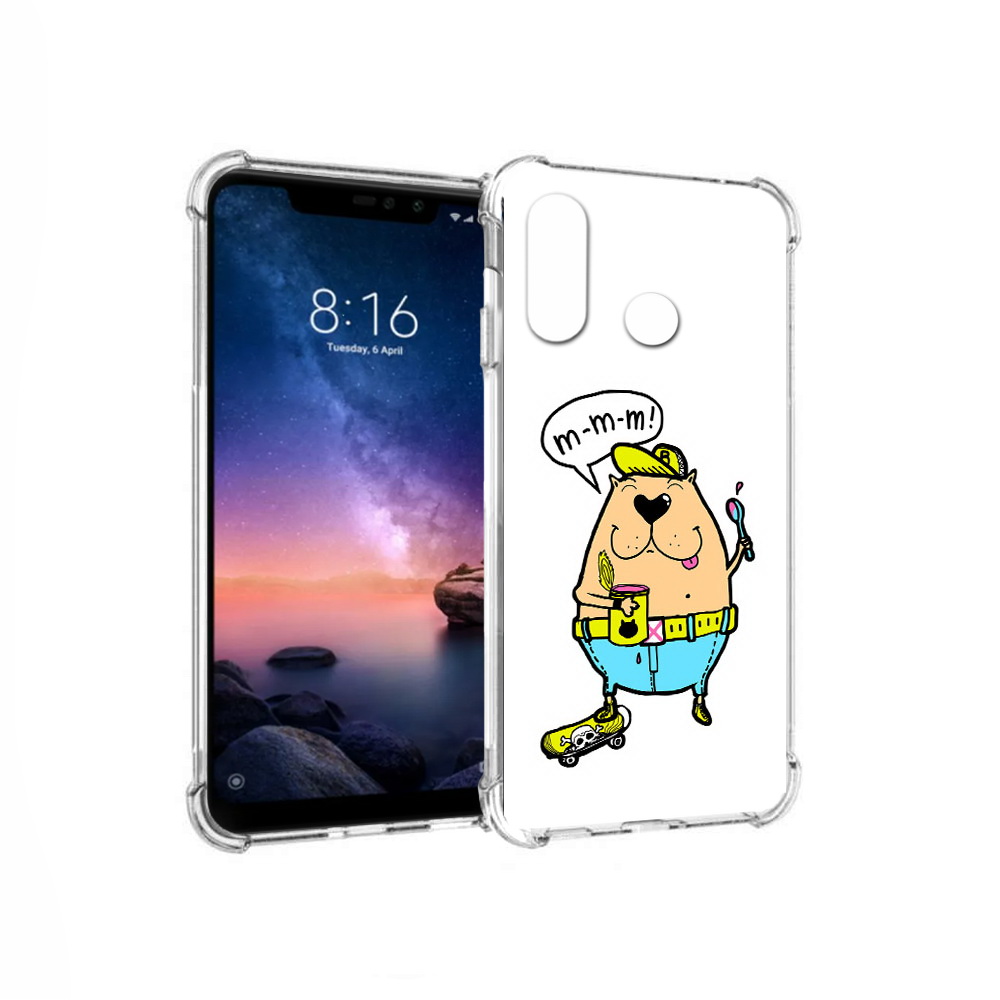 

Чехол MyPads Tocco для Xiaomi Redmi Note 6 Бобр (PT118671.310.30), Прозрачный, Tocco