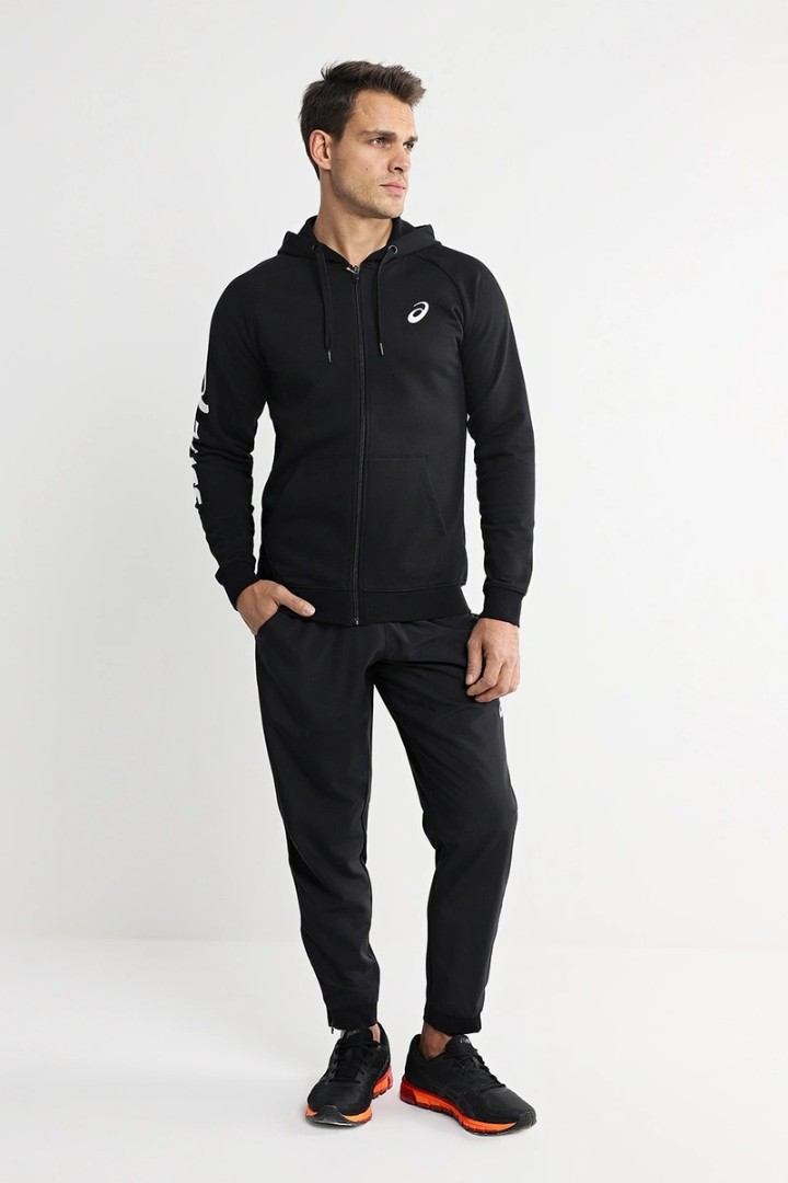 

Толстовка мужская Asics 2031A983-001 черная 2XL, 2031A983-001