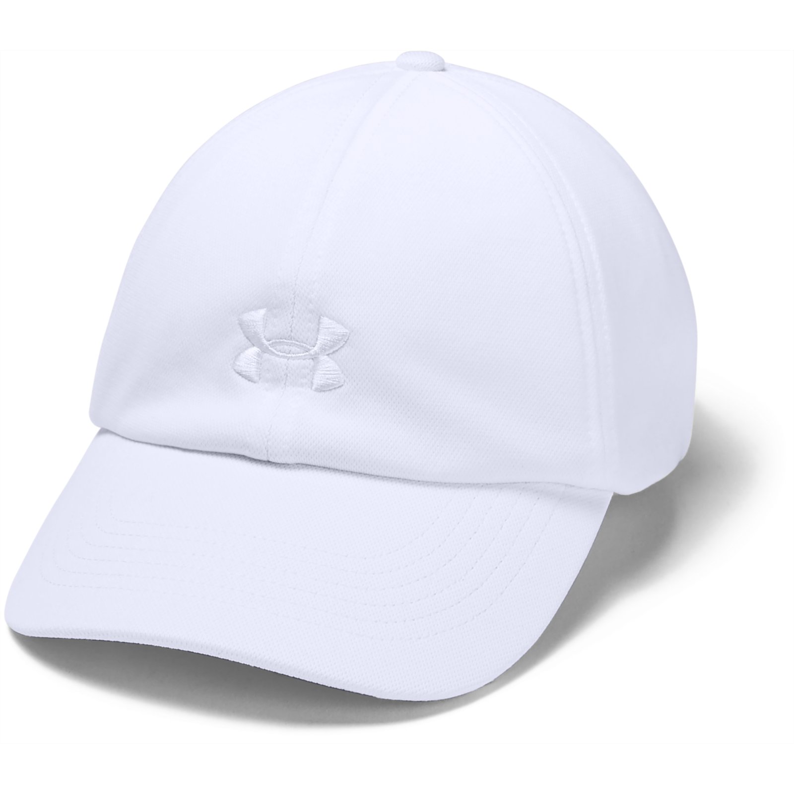 фото Бейсболка женская under armour play up cap white, one size