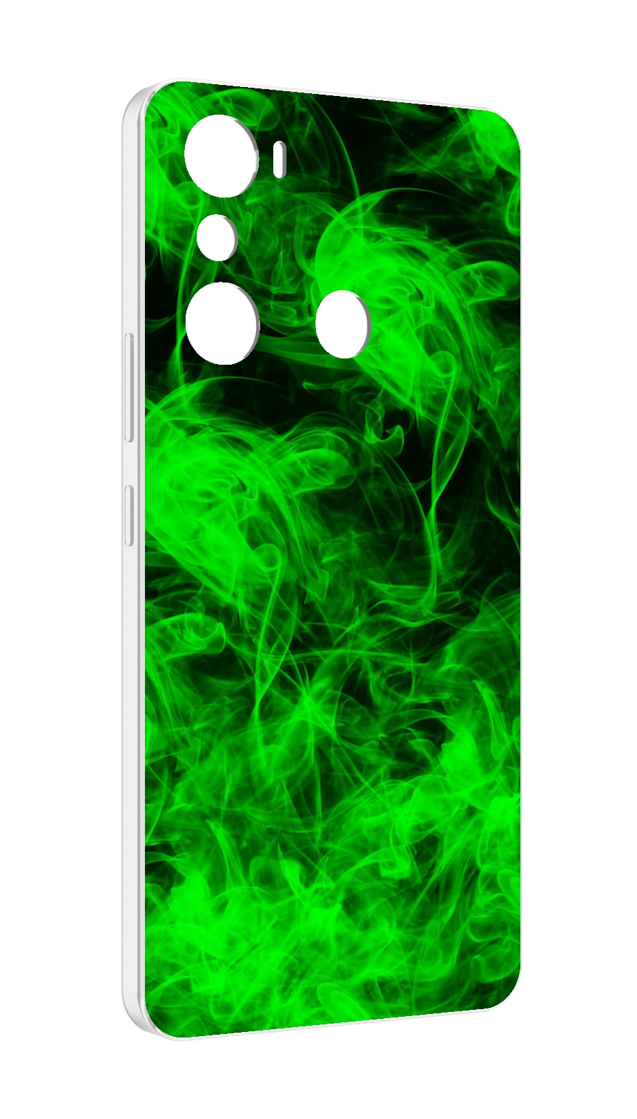 

Чехол MyPads зеленый-дымок для Infinix Hot 20i, Прозрачный, Tocco