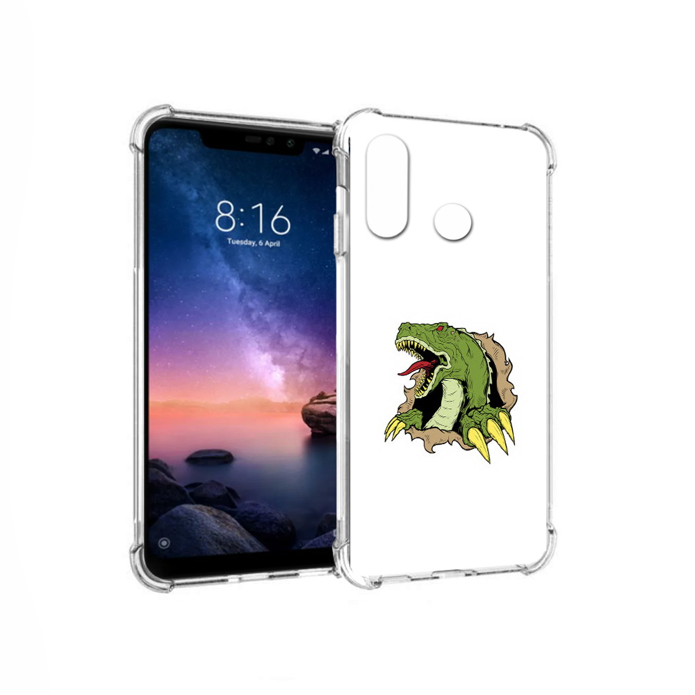 

Чехол MyPads Tocco для Xiaomi Redmi Note 6 годзила (PT118671.310.290), Прозрачный, Tocco