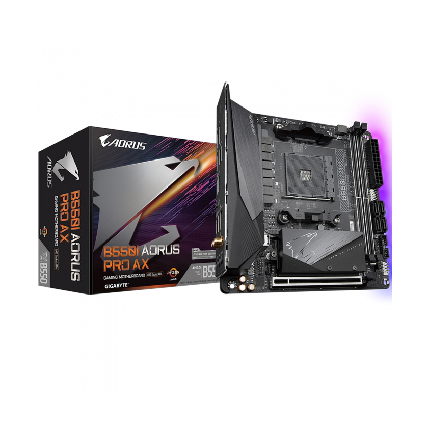 фото Материнская плата gigabyte b550i aorus pro ax