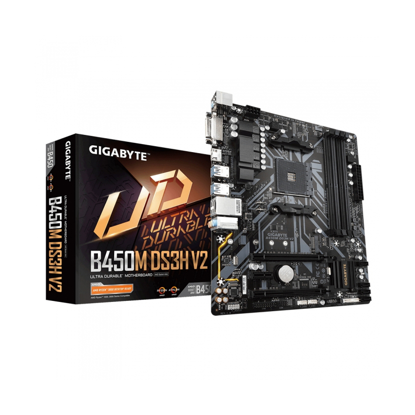 фото Материнская плата gigabyte b450m ds3h v2