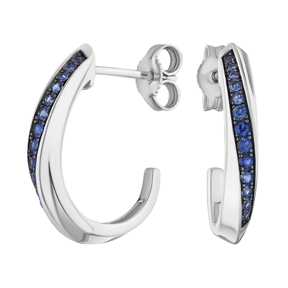 

Серьги из серебра с фианитом ЮВЕЛИР КАРАТ 2128603/9, 2128603/9