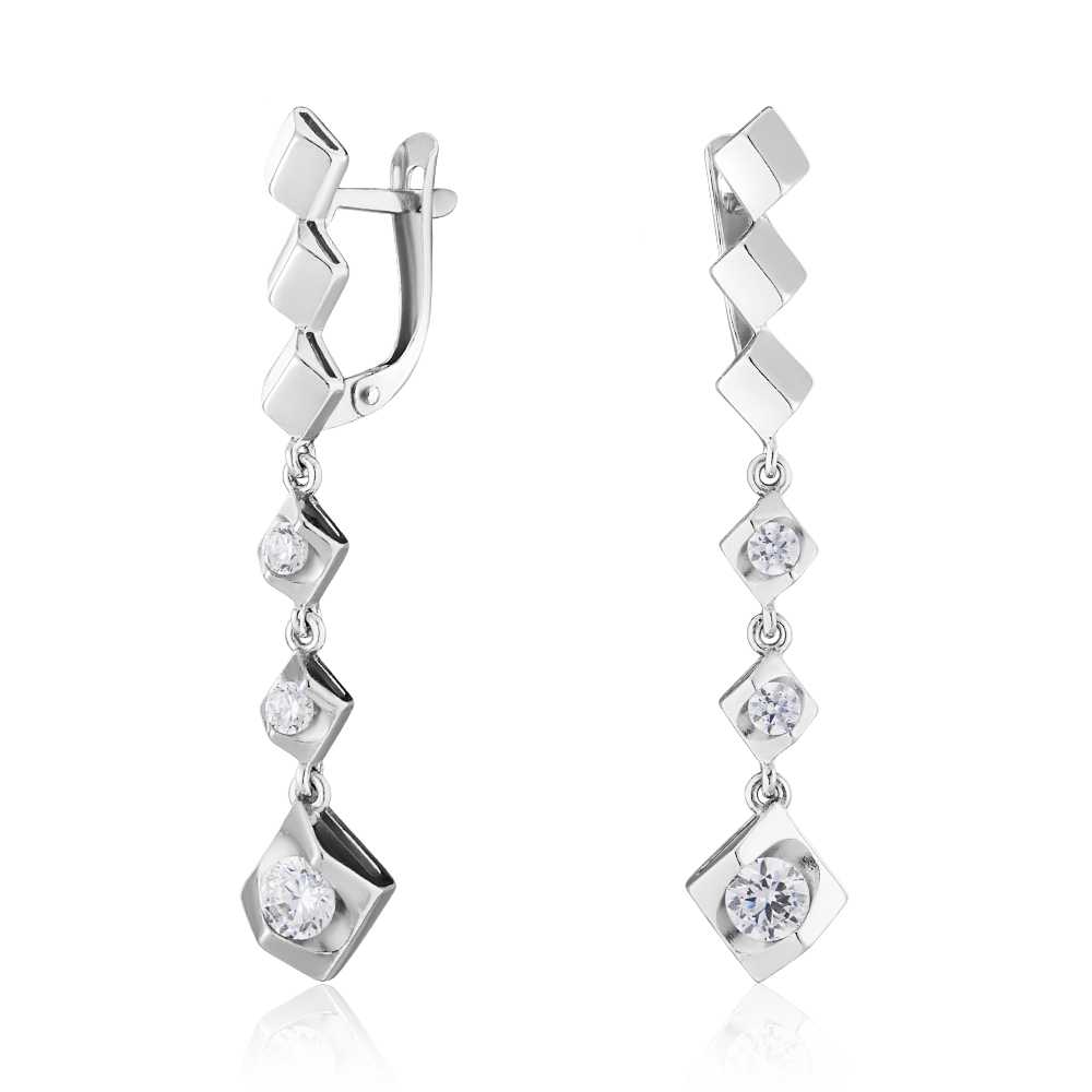 

Серьги из серебра с фианитом ЮВЕЛИР КАРАТ 2127950/9