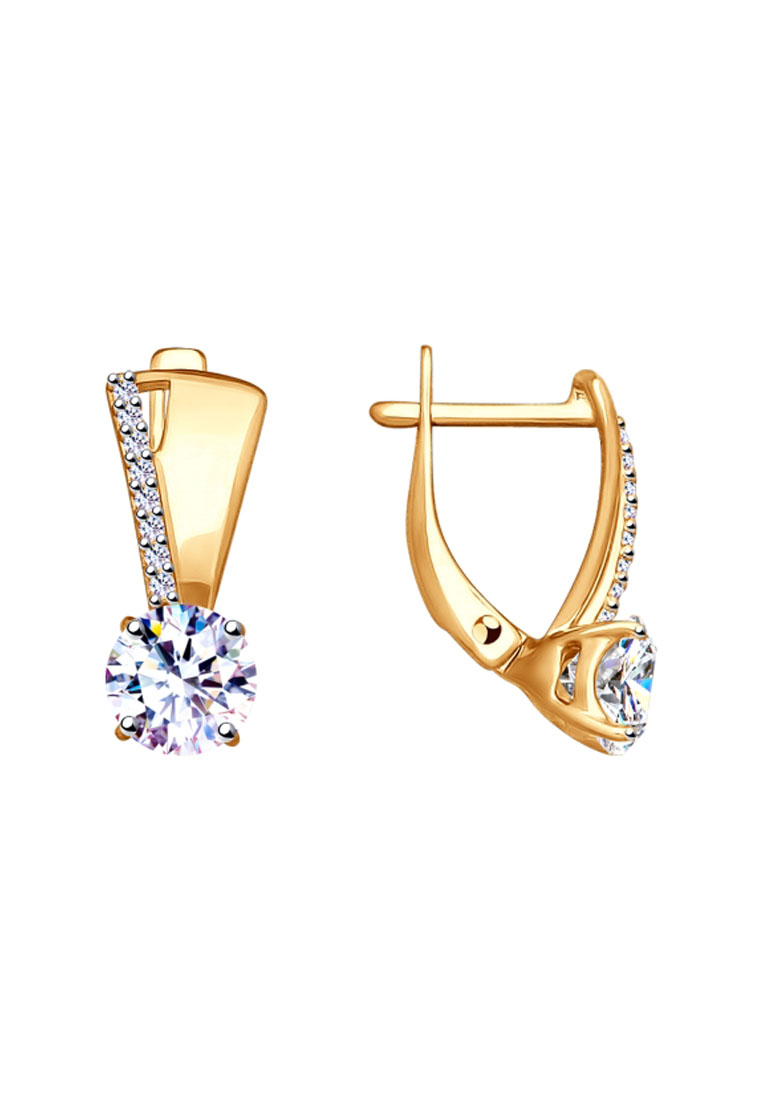 

Серьги из серебра с фианитом SOKOLOV 93020879, 93020879_k