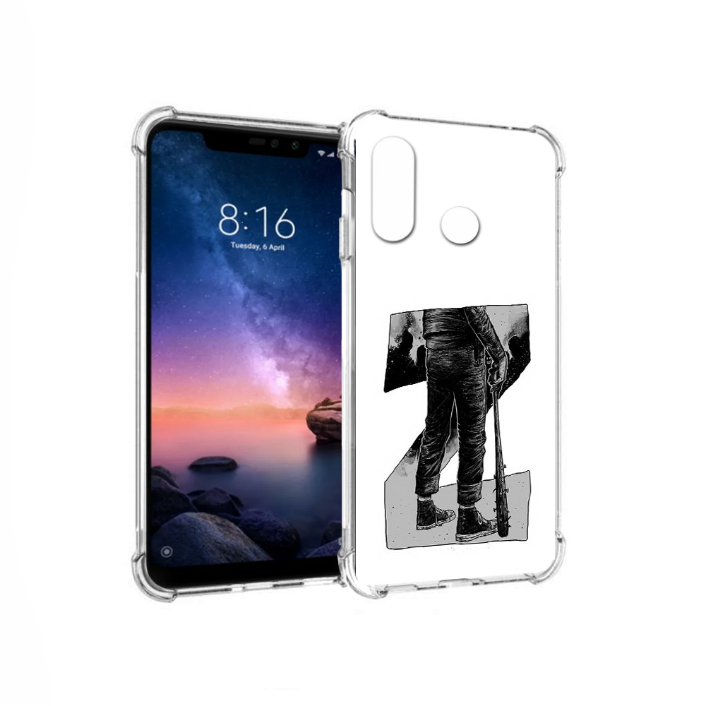 

Чехол MyPads Tocco для Xiaomi Redmi Note 6 воин черно белый (PT118671.310.265), Tocco