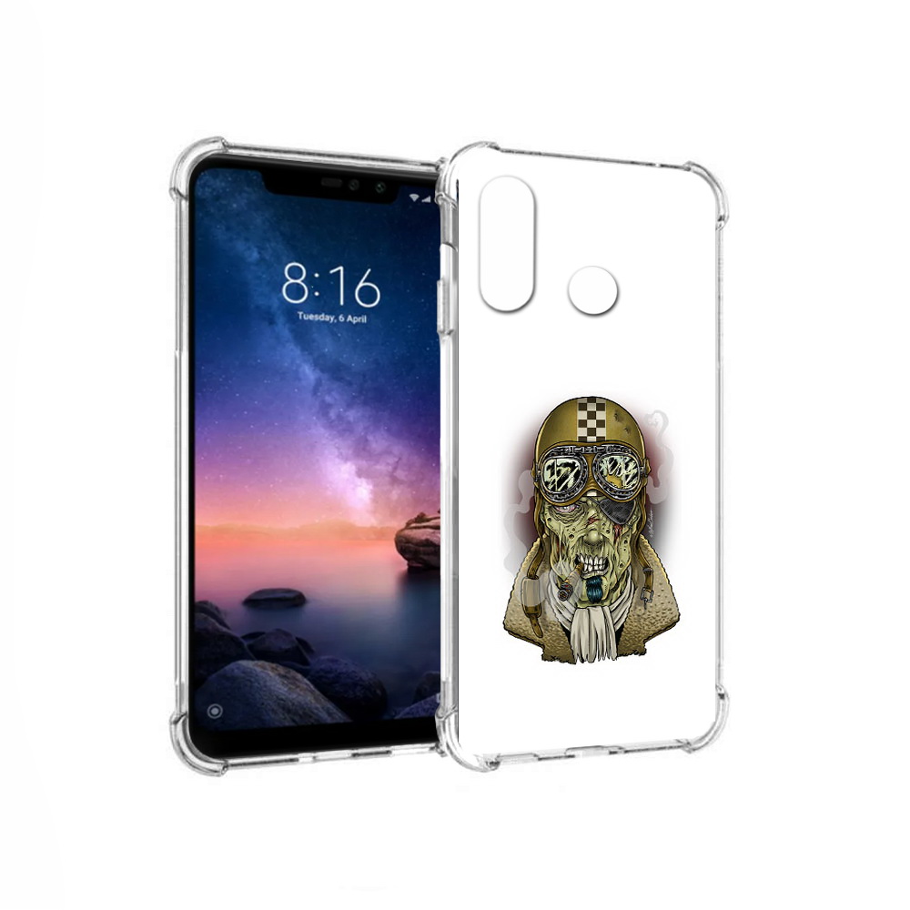 

Чехол MyPads Tocco для Xiaomi Redmi Note 6 военный зомби (PT118671.310.264), Прозрачный, Tocco