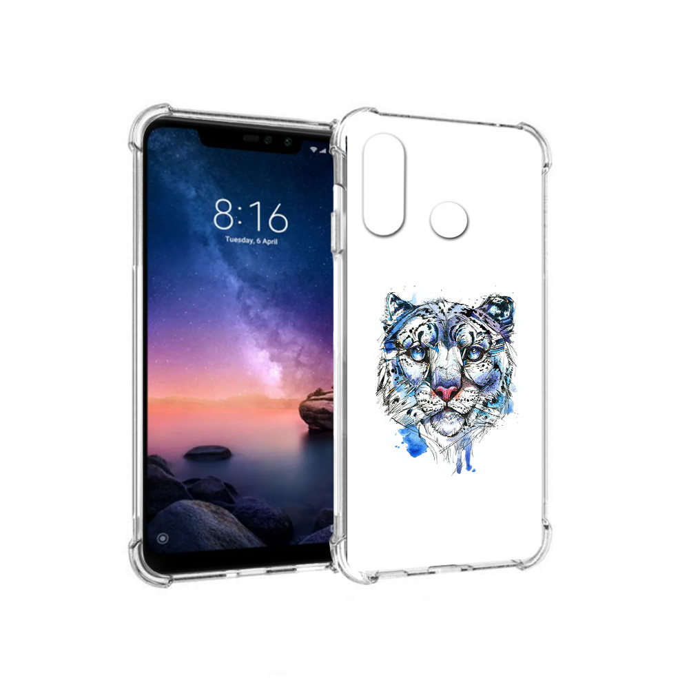 

Чехол MyPads Tocco для Xiaomi Redmi Note 6 водяной тигр (PT118671.310.263), Прозрачный, Tocco