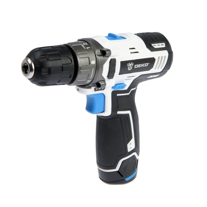 Дрель-шуруповерт DEKO GCD12DU3 SNOW WHITE SET1 12 В Li-Ion 32 Нм 15 Ач 4001500 обм 272100₽