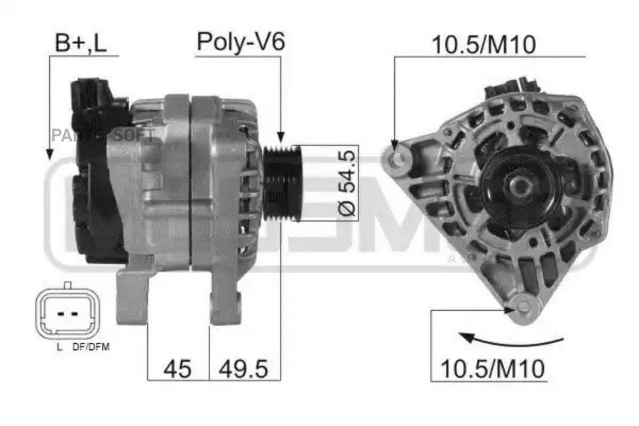 

Генератор ERA 14V 90A 210054